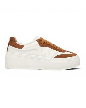Weekend by Maxmara Baskets En Cuir Wkatessile - Marron