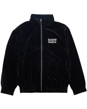 Wacko Maria Velvet Track Jacket (Type-2) - Black
