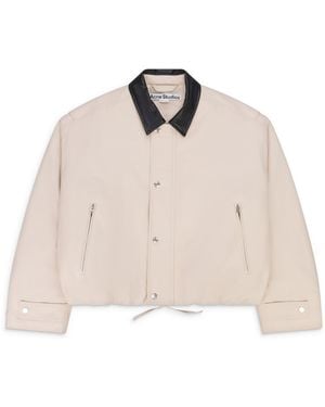 Acne Studios Opado Double Cotton Satin Taupe - Natural