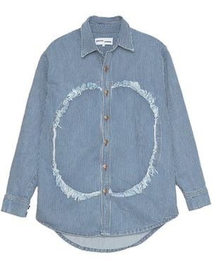 Edward Cuming Circle Overshirt - Blue