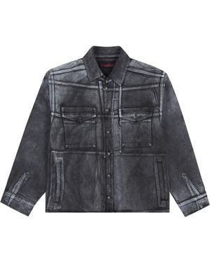 OTTOLINGER Oversized Denim Shirt - Gray
