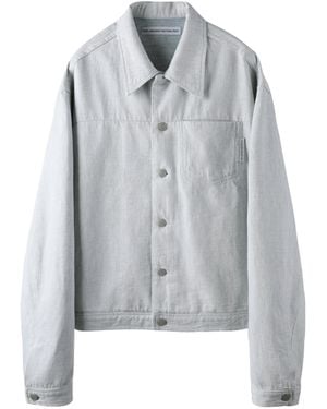 Post Archive Faction PAF 8.0 Right Denim Jacket - Gray