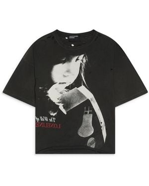 Enfants Riches Deprimes Well Of Loneliness T-Shirt Dirty Charcoal - Black