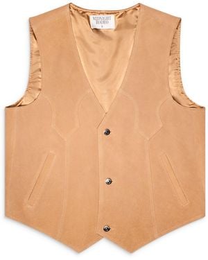 MIDNIGHT RODEO Suede Vest - Natural