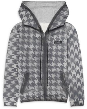 PROTOTYPES Pied De Poule Zip Up - Gray