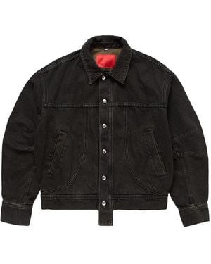 Eckhaus Latta El Jacket Redux Stone - Black