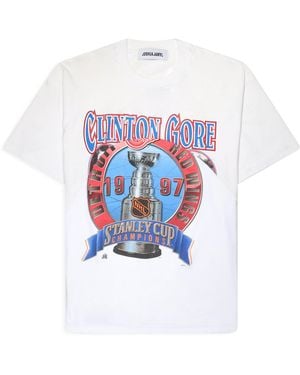 Joshua Jamal Wave Tee - White