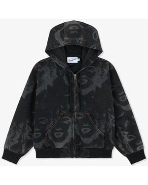 VAQUERA Marilyn Denim Workwear Jacket - Black
