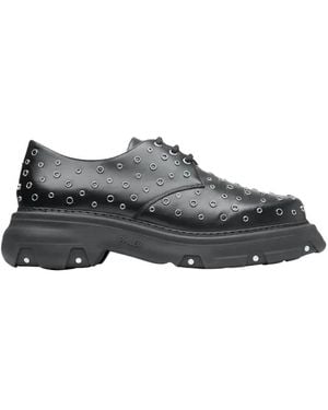 Phileo 005 Derby Eyelet Shoes - Black