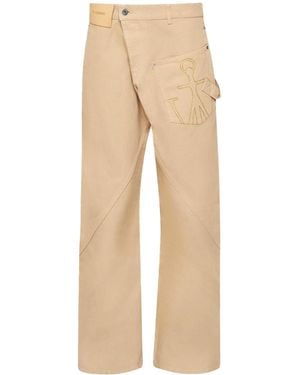 JW Anderson Twisted Workwear Pants - Natural