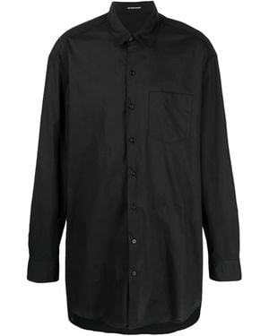 Ann Demeulemeester Arnout Fluid Belting Long Shirt - Black