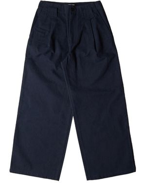 KENZO Pleated Oversize Pant - Blue