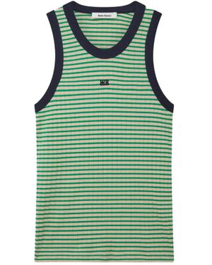 Wales Bonner Sonic Striped Tank Top - Green