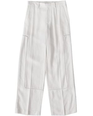 Helmut Lang Border Carpenter Trouser Antique - White