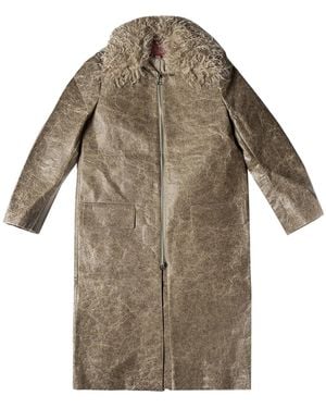 Eckhaus Latta Fond Coat - Natural