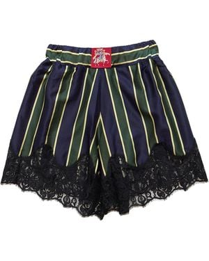 Conner Ives Lace Football Short - Black