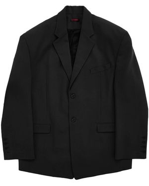 Lu'u Dan Virgin Wool Misfit Blazer - Black