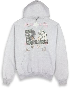 Conner Ives Reconstituted Crystal Hoodie Light - White