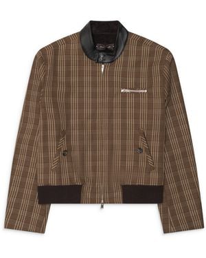 Wales Bonner Axis Jacket Umber/Ivory - Brown