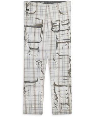 DIESEL Peel Off Denim Pants - Gray
