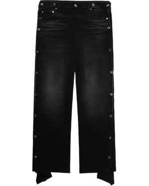 Y. Project Collapsed Waist Jeans - Black