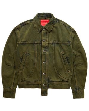 Eckhaus Latta Boreal El Redux Denim Jacket - Green