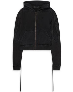 OTTOLINGER Sutured Zip Hoodie - Black