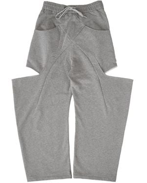 NAMESAKE Jalen Drape Sweatpants - Gray
