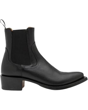 424 Cowboy Boots - Black
