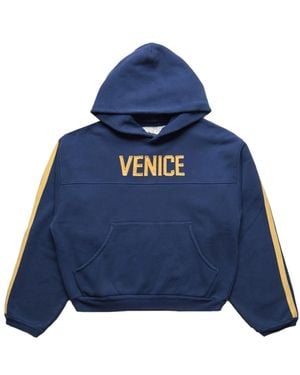 ERL フーディー Blue Classic Swirl Hoodie by ERL on Sale