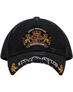 Martine Rose Cut Peak Cap - Blue