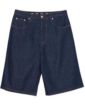 Edward Cuming Circle Window Cum Jean Shorts - Blue