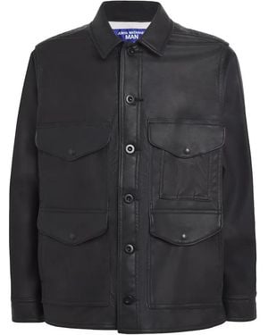 Junya Watanabe X Filson Faux Leather Jacket - Black