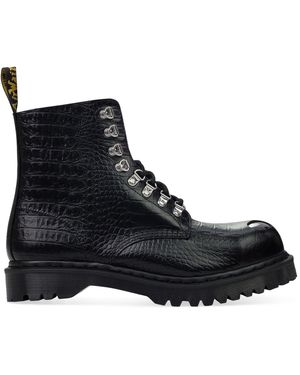 Dr. Martens Analine Croc Emboss 1460 Pascal - Black