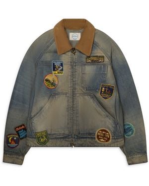 ERCOLE STUDIO Palisades Denim Jacket - Green