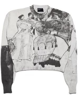 Enfants Riches Deprimes Erd The Ballroom Dance Sweater - White