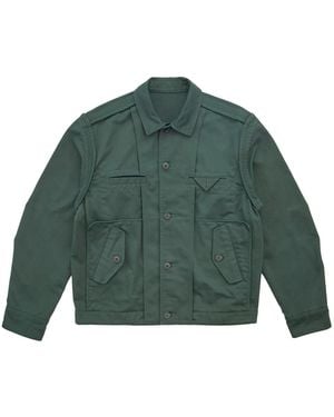 Undercover Inside-Out Bomber Jacket - Green