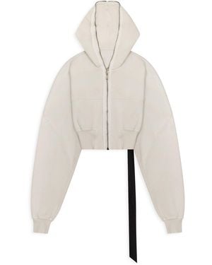 Rick Owens Collage Gimp Hoodie - Natural