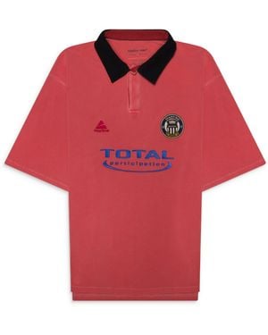 Martine Rose Oversized Polo T-Shirt - Red