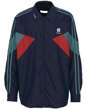Martine Rose Shirt Track Jacket - Blue