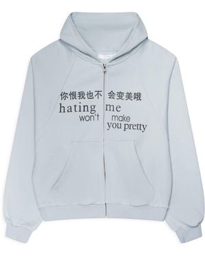 PRAYING Hating Me Hoodie - Blue