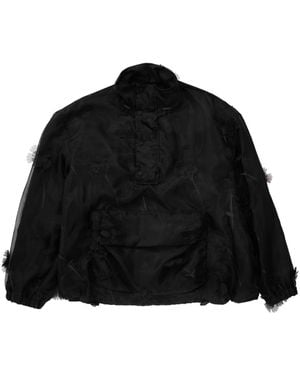 【SIMONE ROCHA】Carnation Cagoule オーガンザ ジャケット 251405M180005_1.jpg