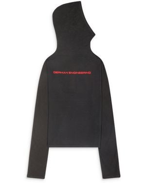 PROTOTYPES German Engineering Twisted Hoodie - Black