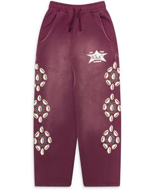 Barriers Cowrie Shell Sweatpants - Purple