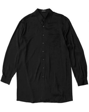 Ann Demeulemeester Valere Long Relax Fit Shirt - Black