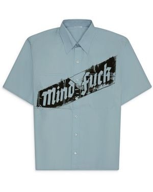 PROTOTYPES Mindfuck Military Shirt - Blue