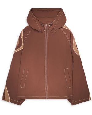 ERL Ufo Track Jacket - Brown