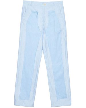 Edward Cuming Layered Paneled Tech Pants - Blue
