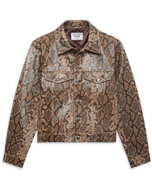 MIDNIGHT RODEO Leather Trucker - Brown