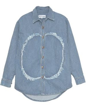 Edward Cuming Circle Overshirt - Blue